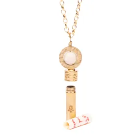 Polished Coral Jade Intention Necklace
