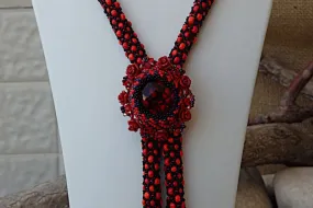 Red Black Necklace