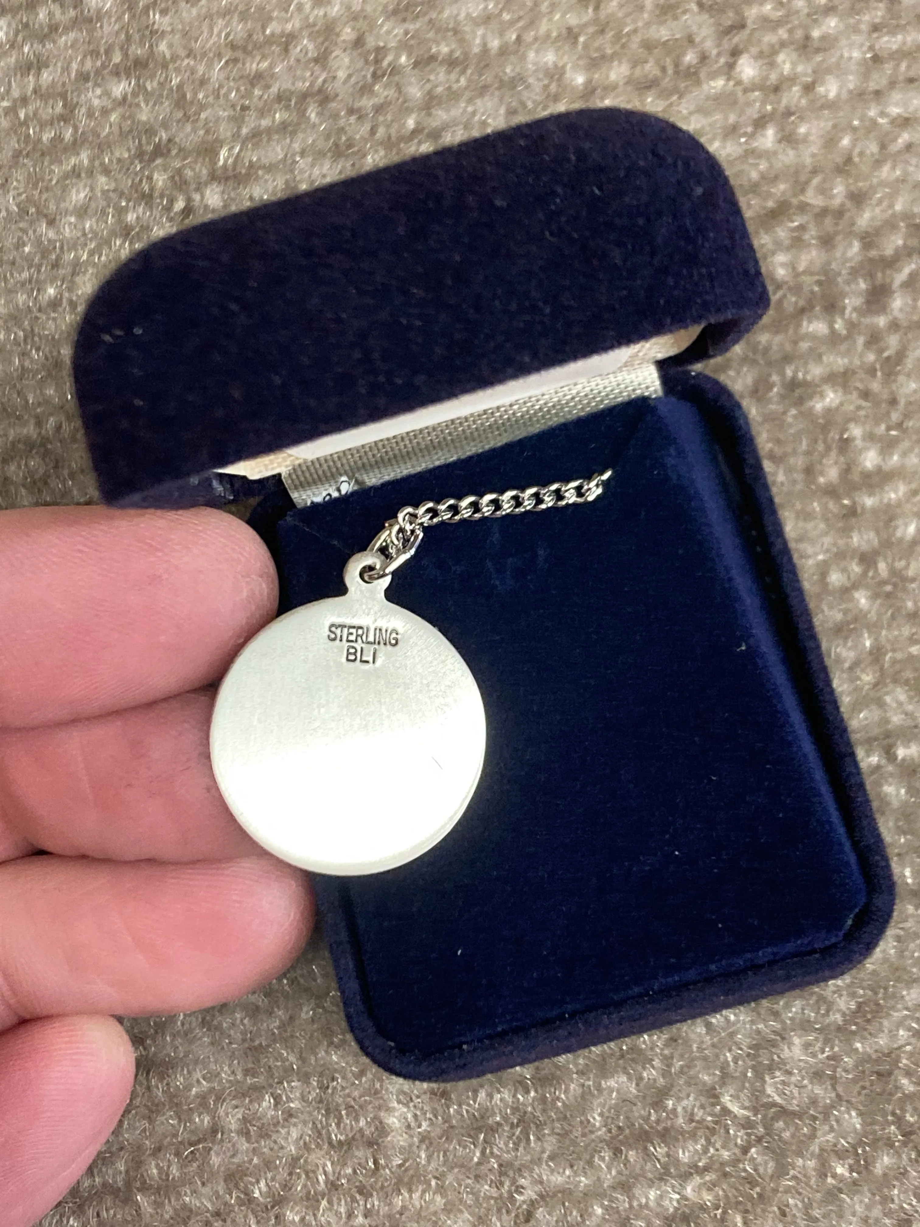 Saint Vincent de Paul Silver Pendant And Chain