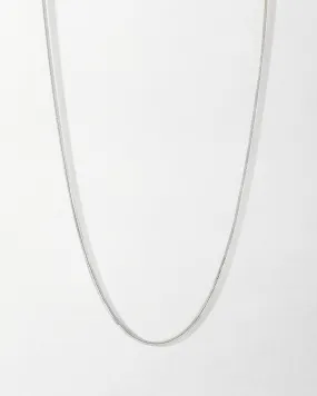 Snake Chain Necklace - Silver