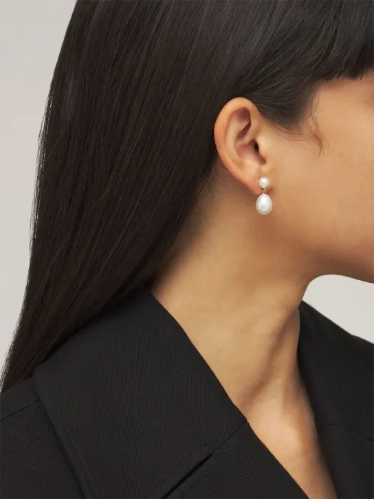 Sophie Bille Brahe   14kt &amp; Pearl Venus D&#x27;Eau earrings 