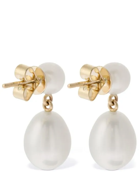 Sophie Bille Brahe   14kt &amp; Pearl Venus D&#x27;Eau earrings 