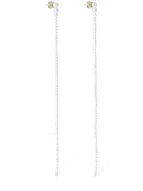 Sophie Bille Brahe   Grande Promenade 14kt &amp; pearl earrings 