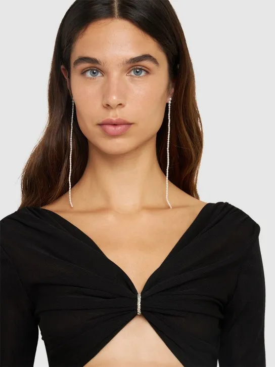 Sophie Bille Brahe   Grande Promenade 14kt &amp; pearl earrings 