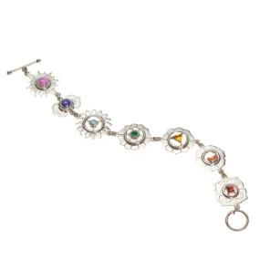 Sterling Chakra Bracelet
