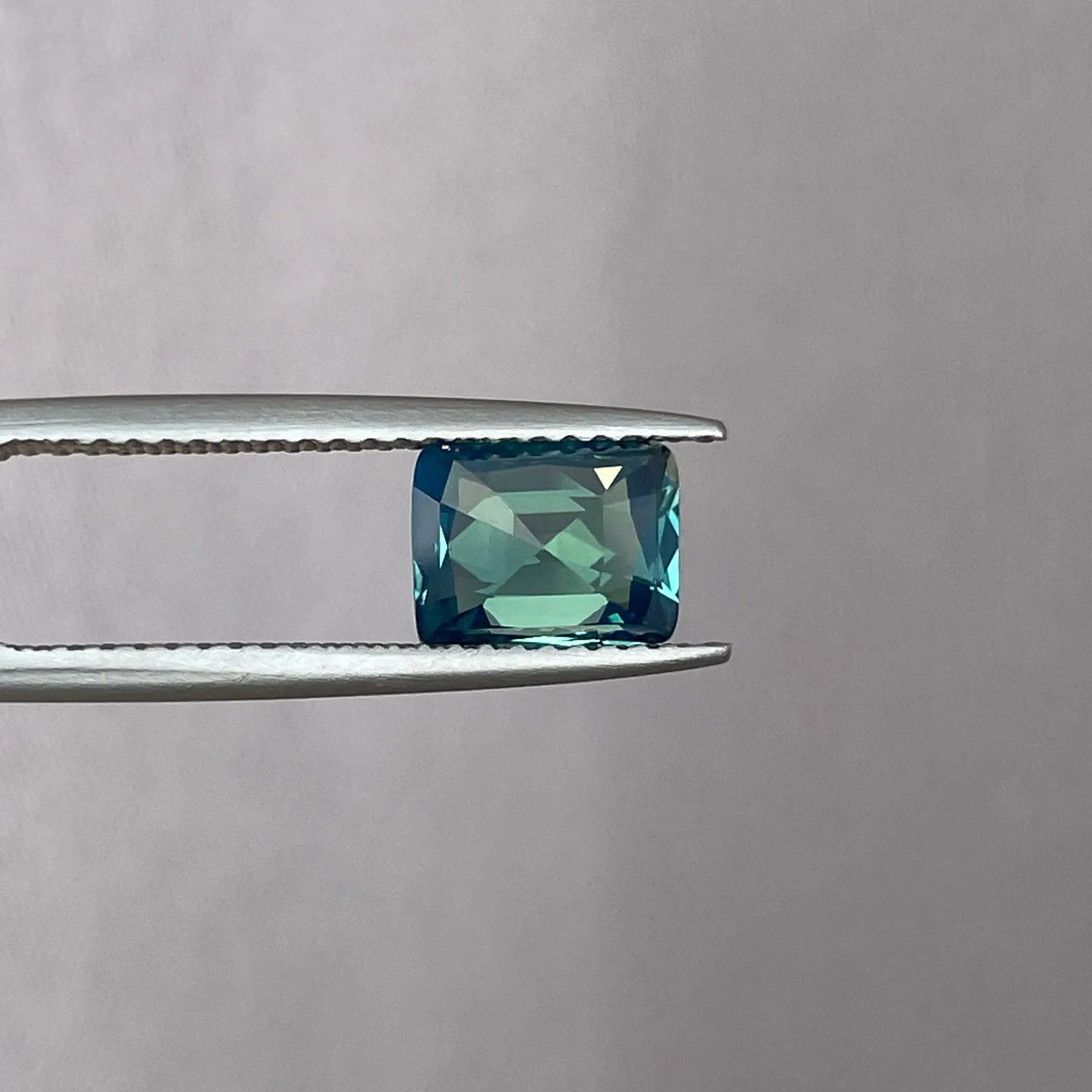 Stunning 2.02 ct Blue Green Sapphire Cushion cut for Engagement Ring, The Appeal of Rich Bluish-Green and Greenish-Blue Sapphires