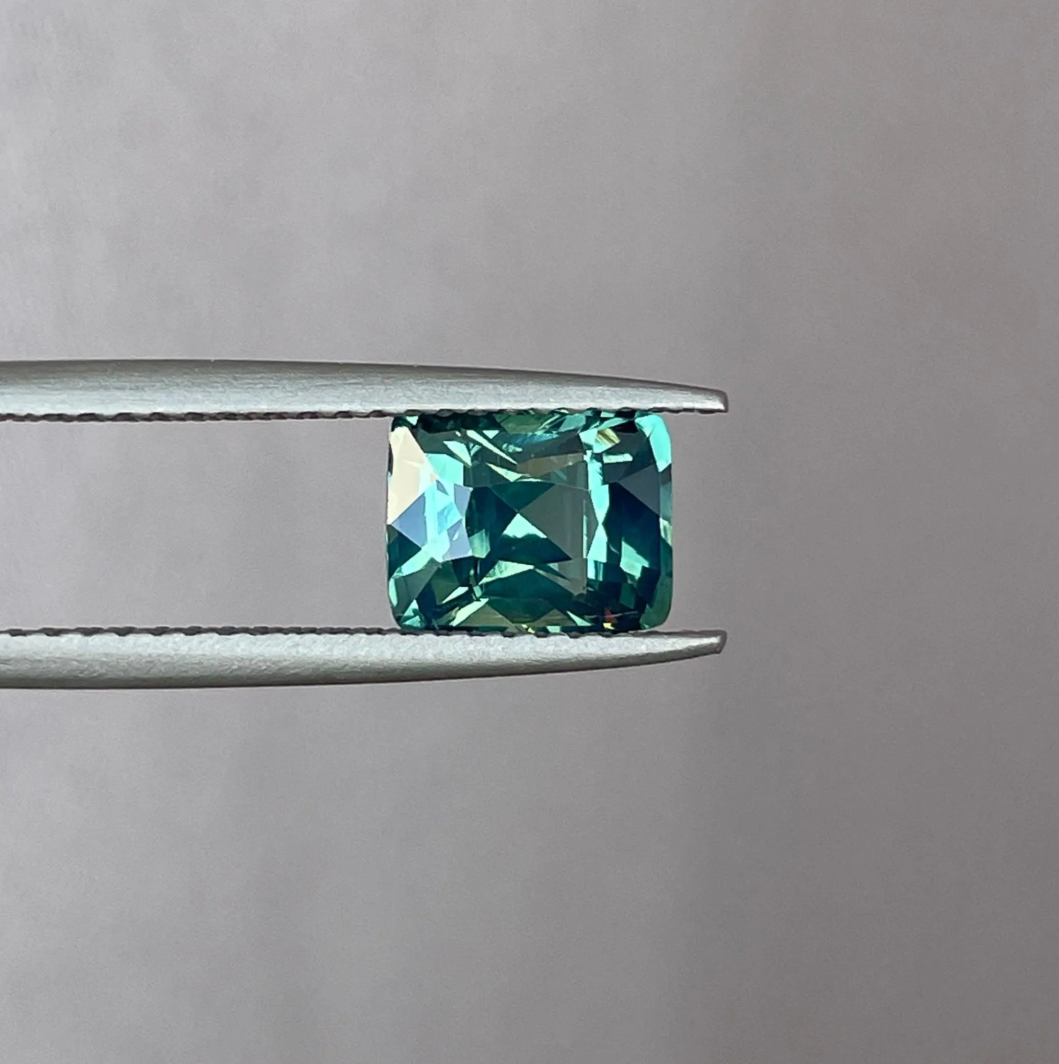Stunning 2.02 ct Blue Green Sapphire Cushion cut for Engagement Ring, The Appeal of Rich Bluish-Green and Greenish-Blue Sapphires