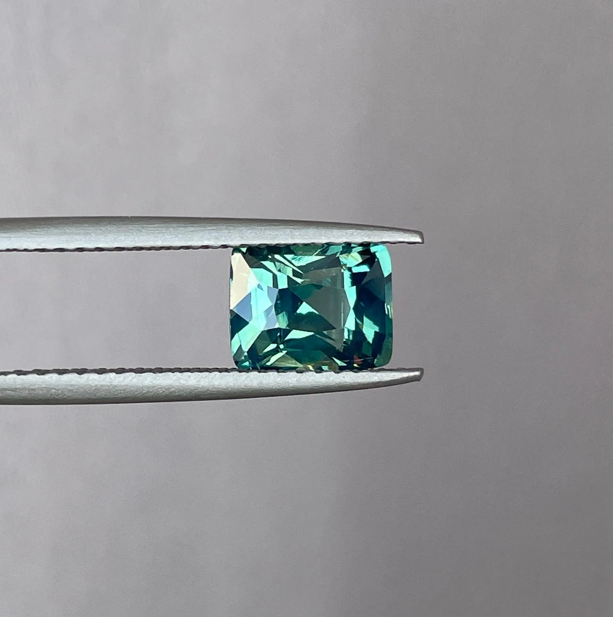 Stunning 2.02 ct Blue Green Sapphire Cushion cut for Engagement Ring, The Appeal of Rich Bluish-Green and Greenish-Blue Sapphires