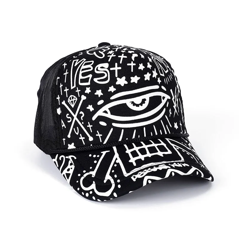 Summer Unisex Men Baseball Caps Women Breathable Mesh-Net Snapback Hats Casual Trucker Cap Adjustable