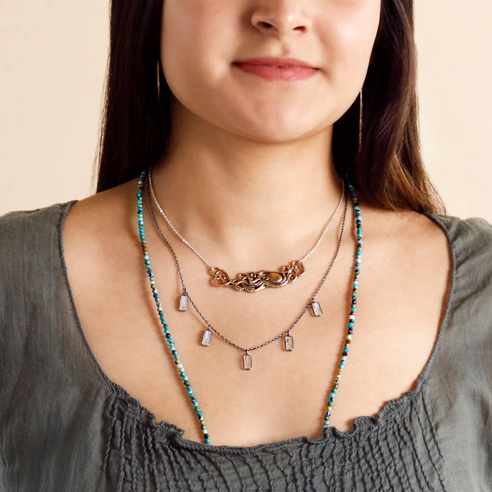 Tabula Rasa Turquoise Strand Necklace - 30-32" | Available to ship January 7, 2025