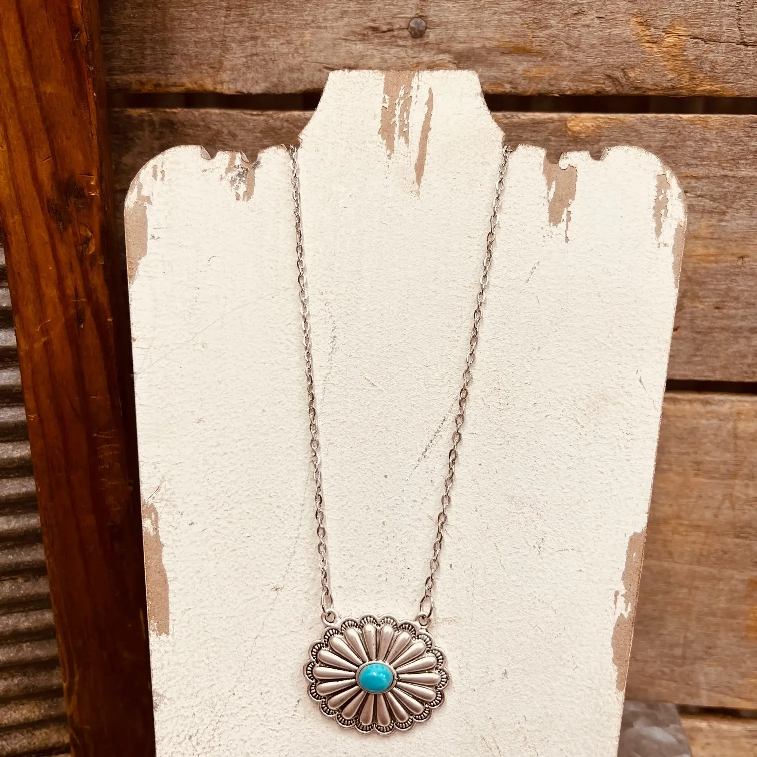 Texas Girl Concho Necklace
