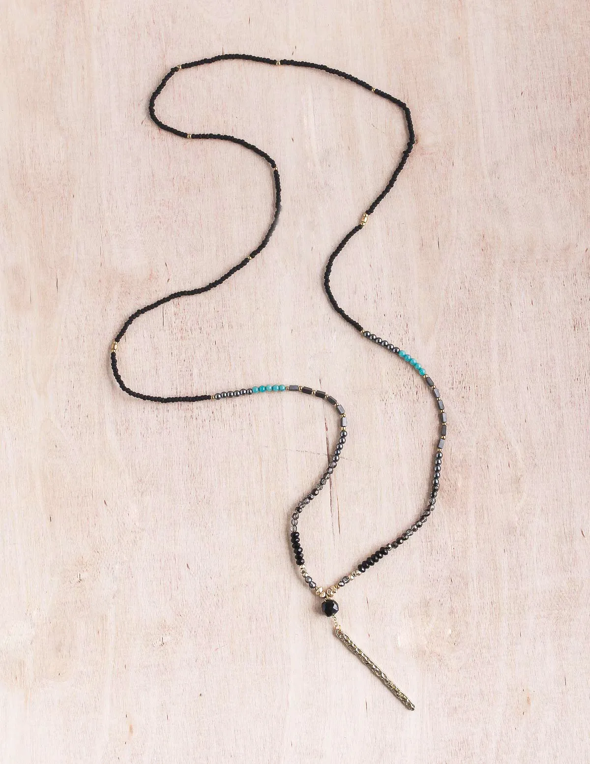 Thai Dainty Gold Bar Necklace