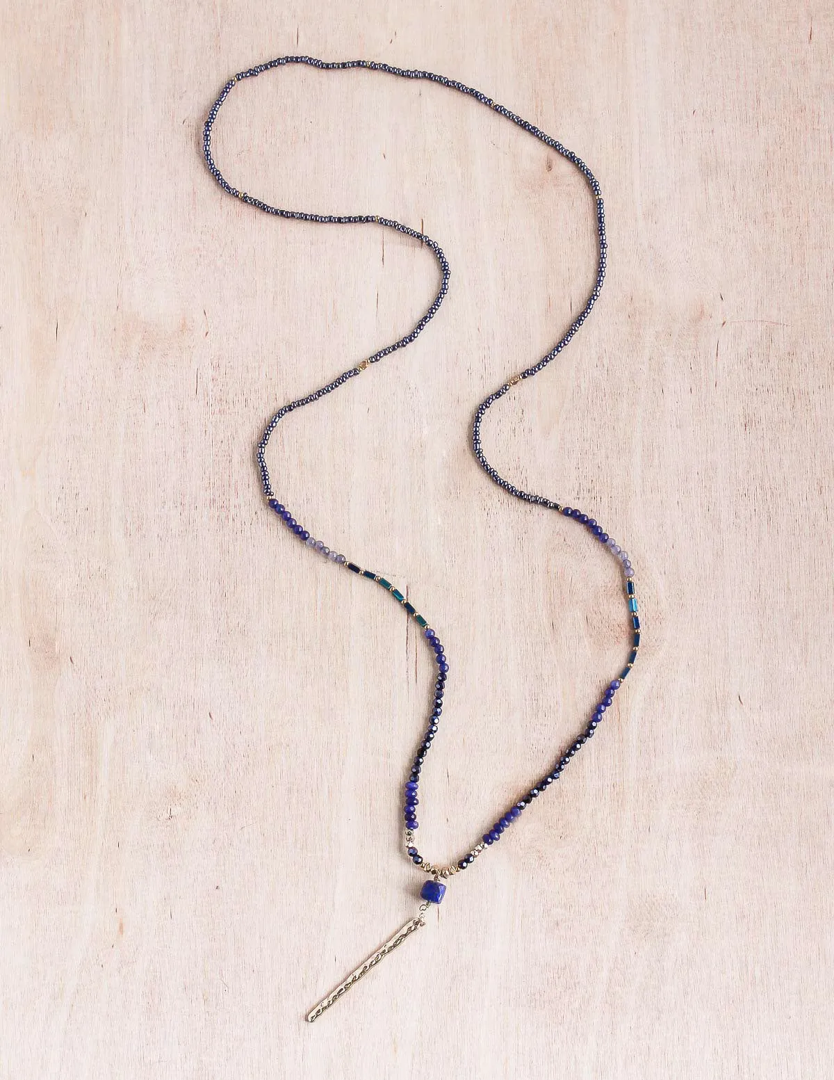 Thai Dainty Gold Bar Necklace