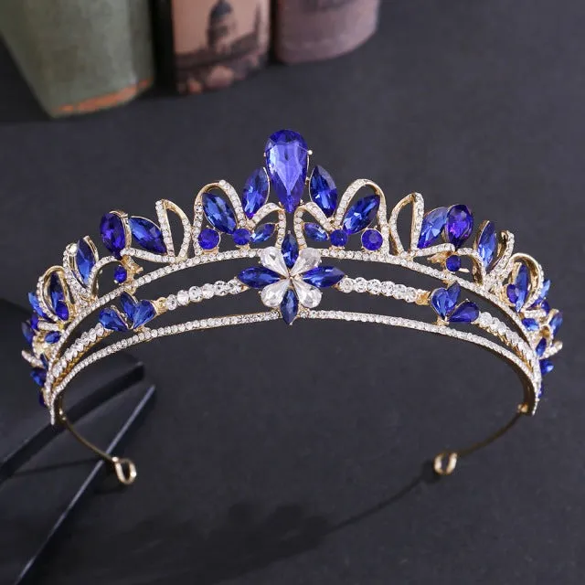 The Sapphire Blue Tiara Collection