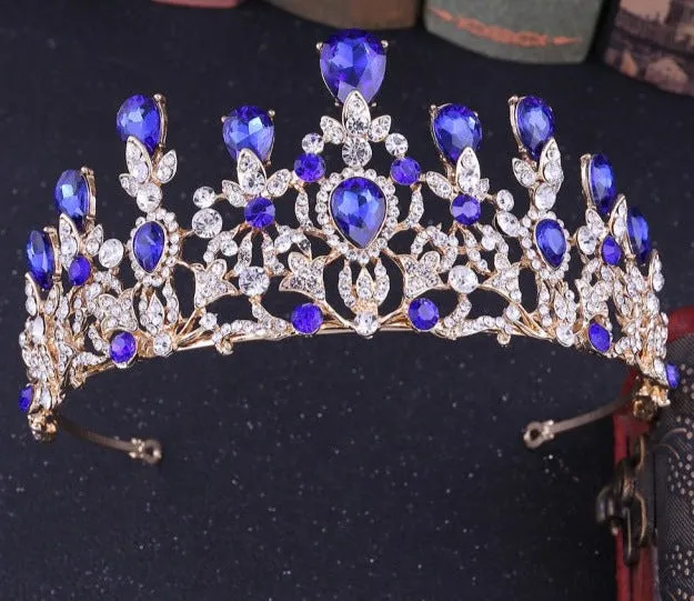The Sapphire Blue Tiara Collection
