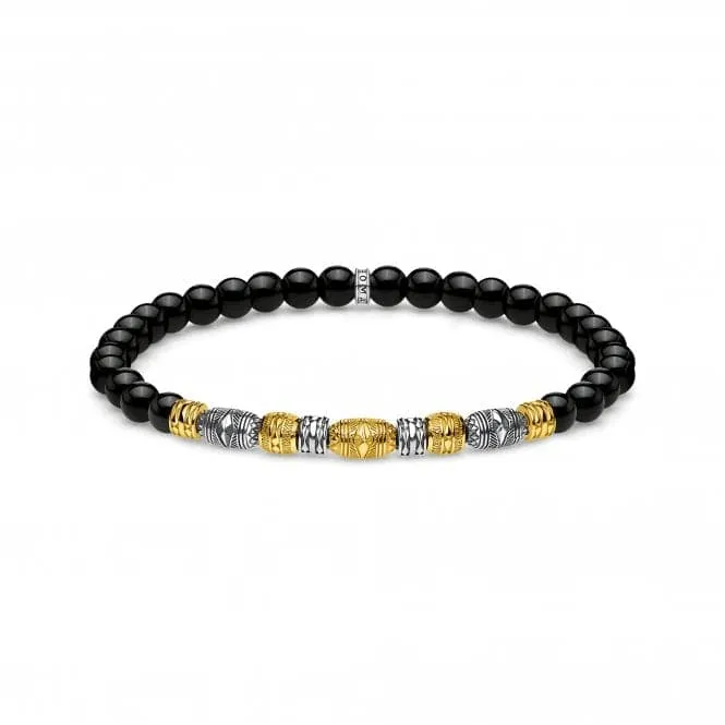 Thomas Sabo  Black Lucky Charm Beaded Bracelet A1922-966-11