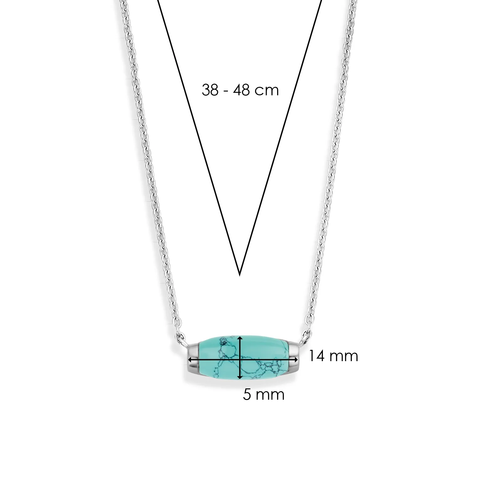 TI SENTO Necklace 3942TQ