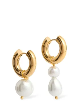 Timeless Pearly   Mismatched pearl earrings 