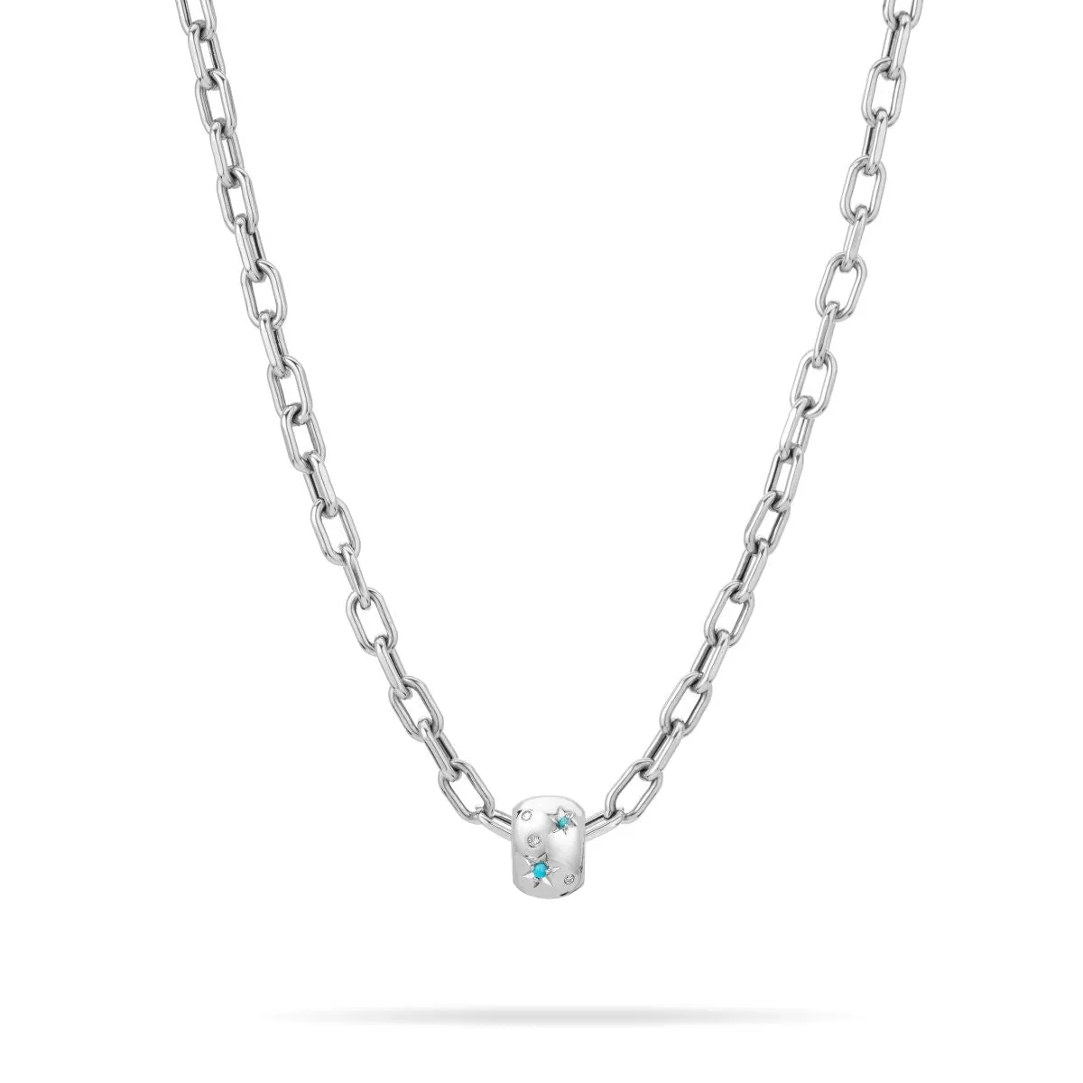 Turquoise   Diamond Celestial Big Bead