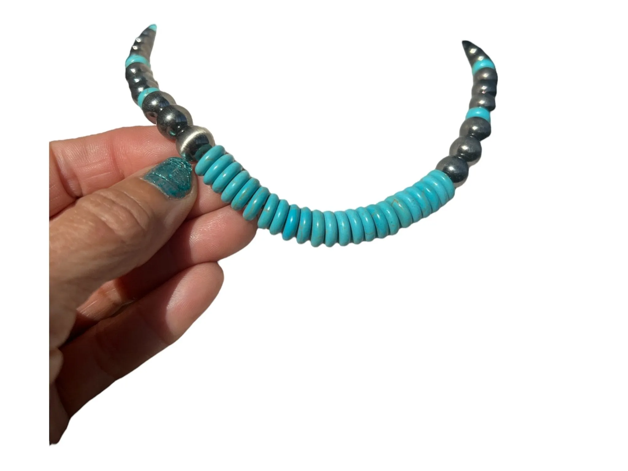 Turquoise Rondelle