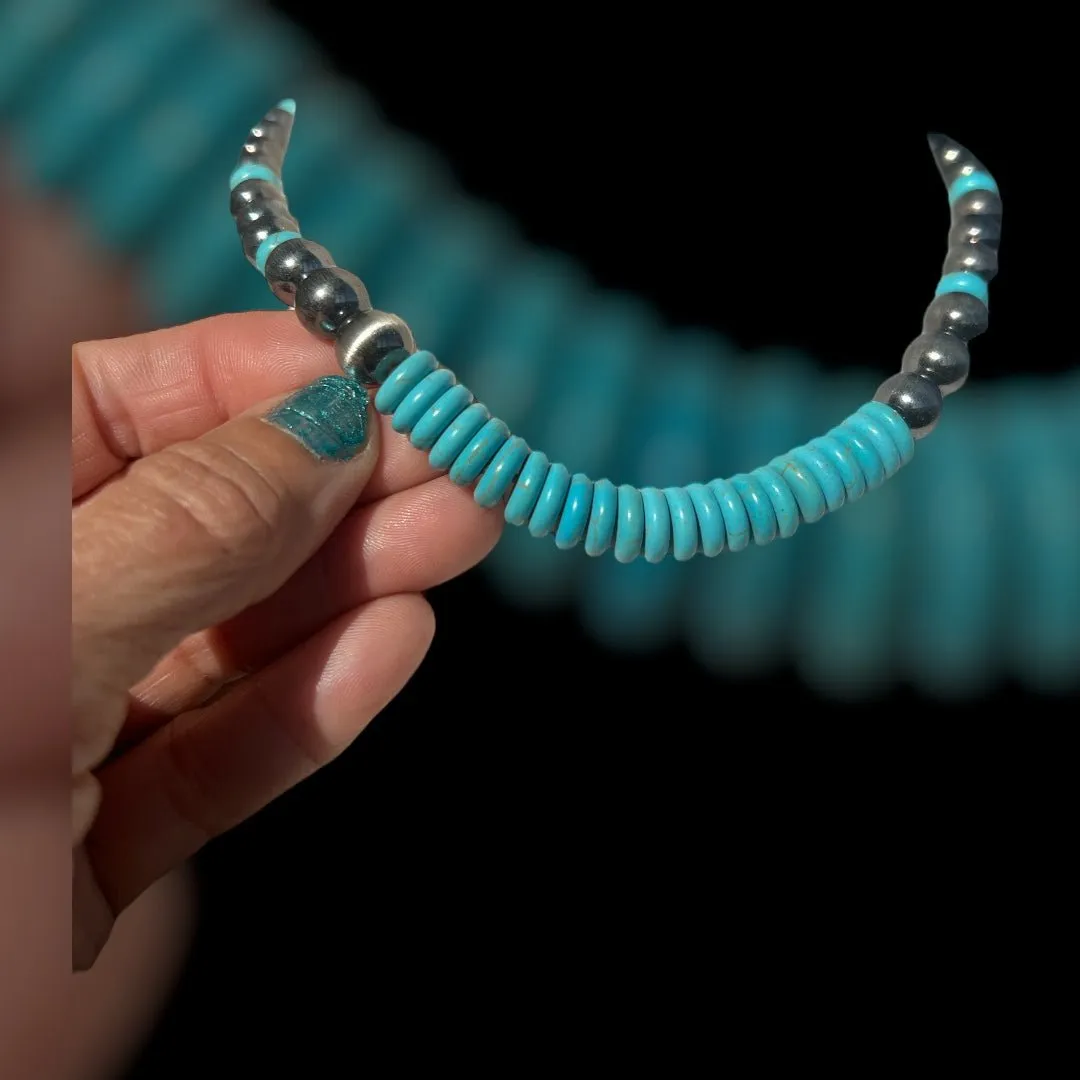 Turquoise Rondelle