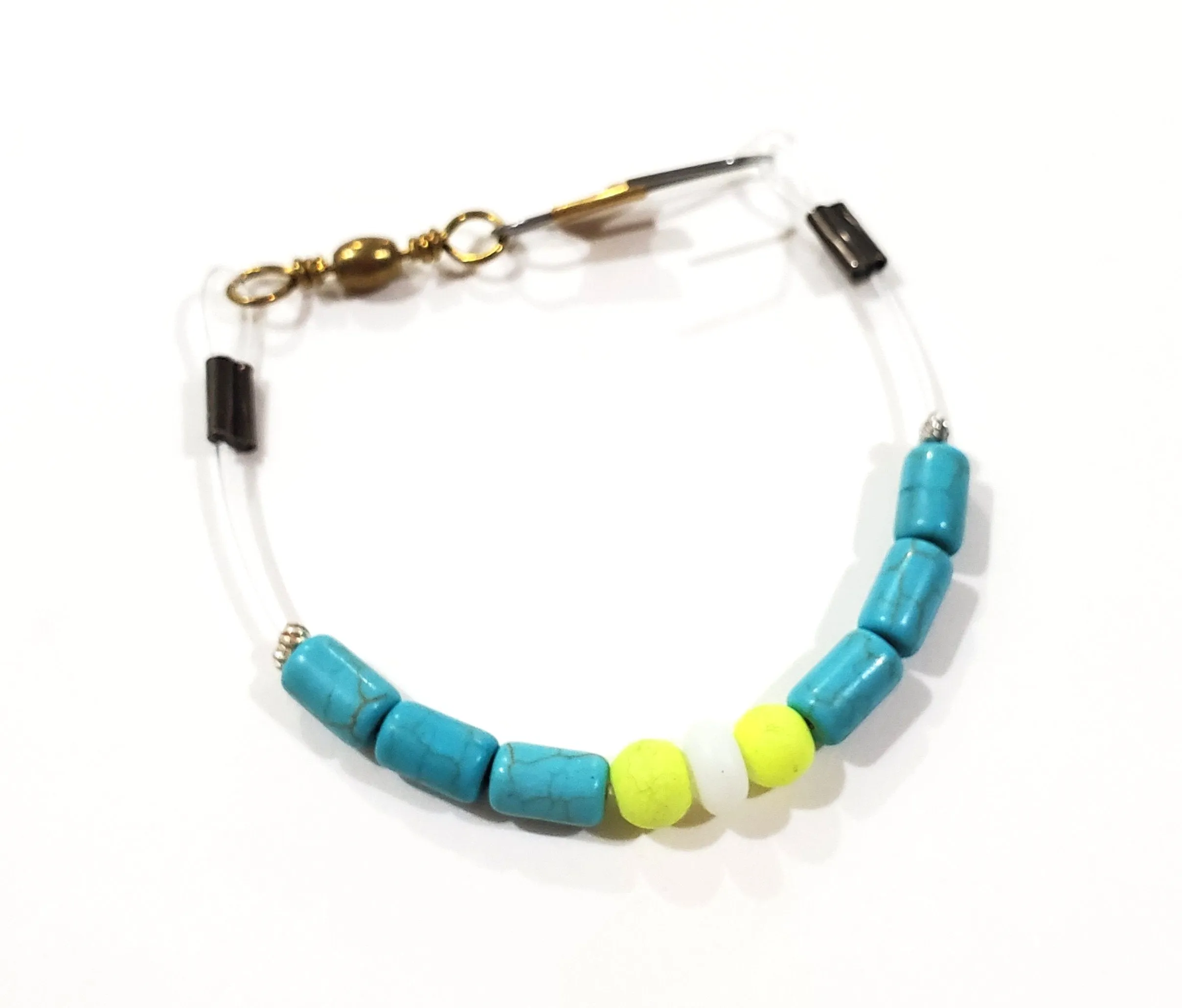 Twin Shem Neon and Blue Bracelets