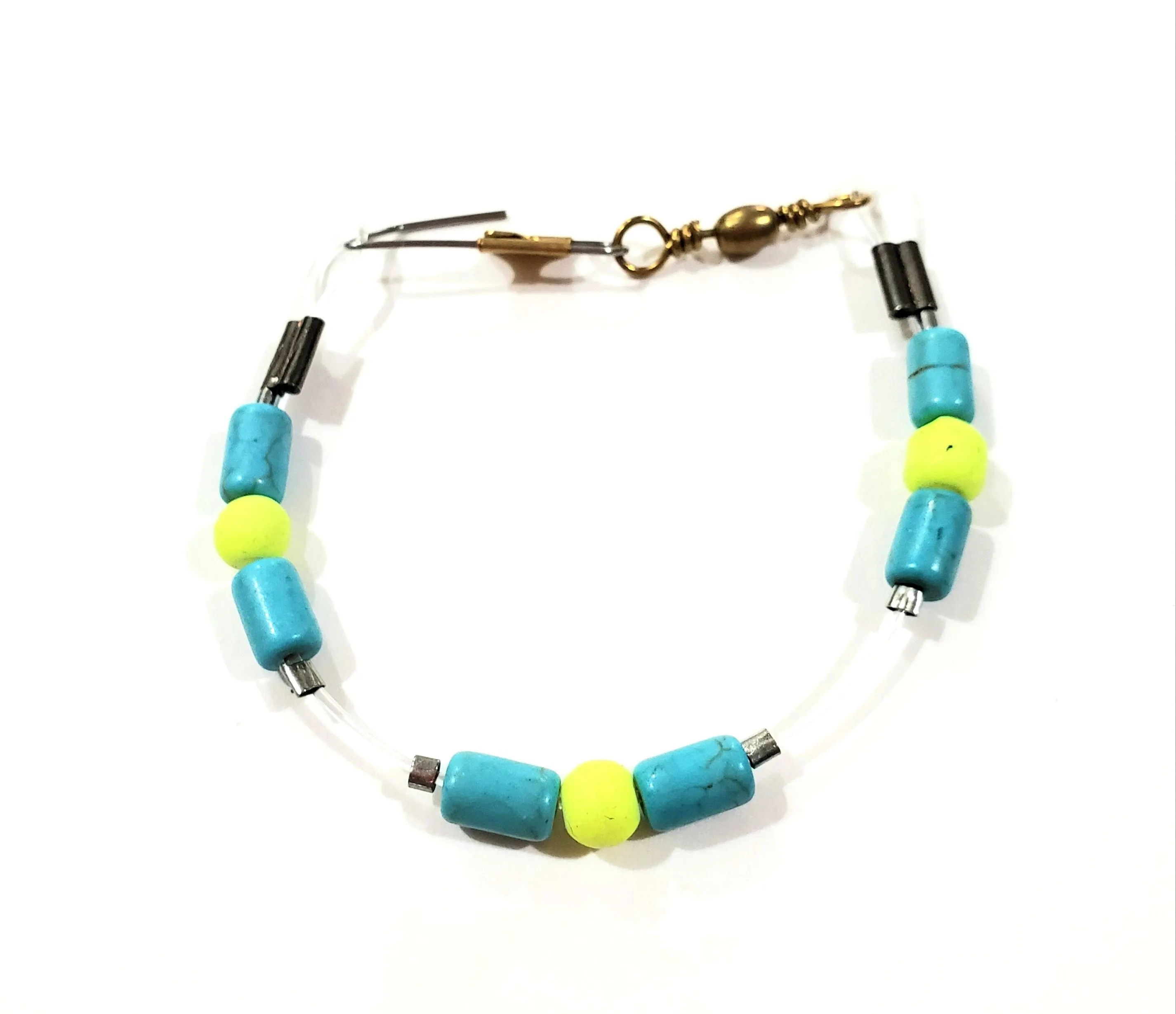 Twin Shem Neon and Blue Bracelets