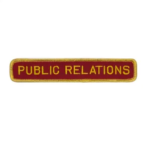 Uniform Cover Cap Strip Public Relations