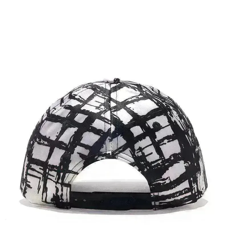 Unisex Black And White Mesh Sun Visor Hot Style Caps