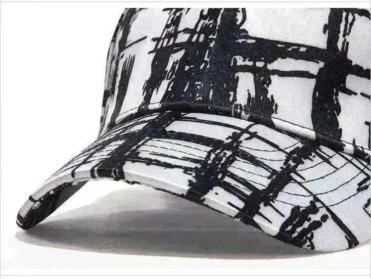 Unisex Black And White Mesh Sun Visor Hot Style Caps