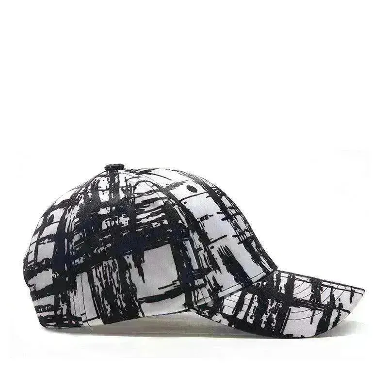 Unisex Black And White Mesh Sun Visor Hot Style Caps