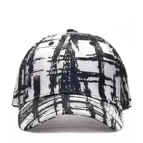 Unisex Black And White Mesh Sun Visor Hot Style Caps