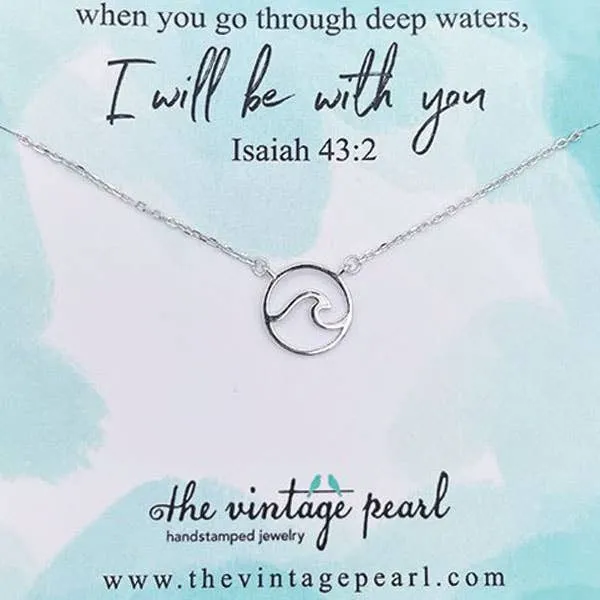 Vintage Pearl Necklace I Will Be With You