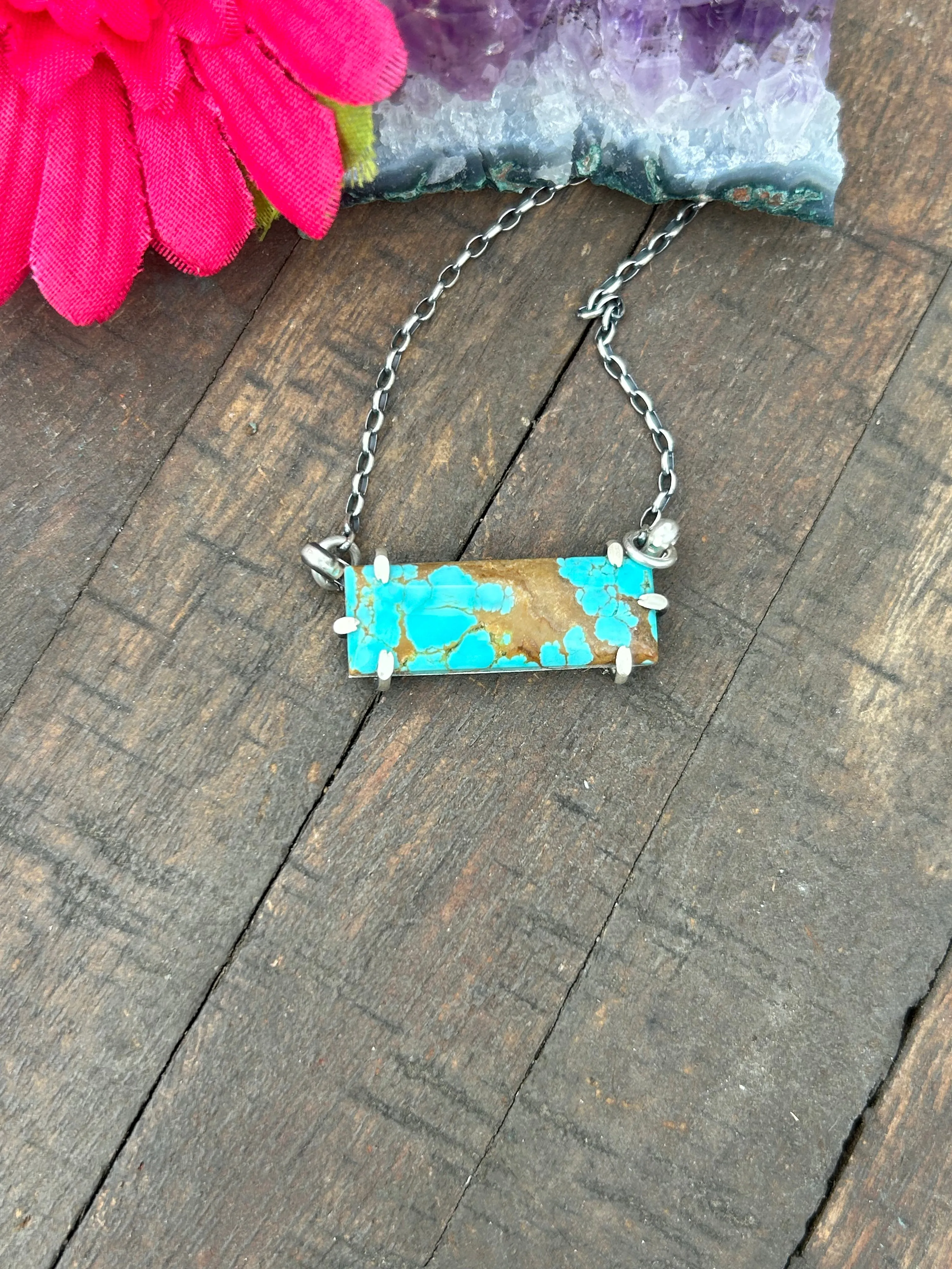 Waterproof Kingman Bar Necklace #6