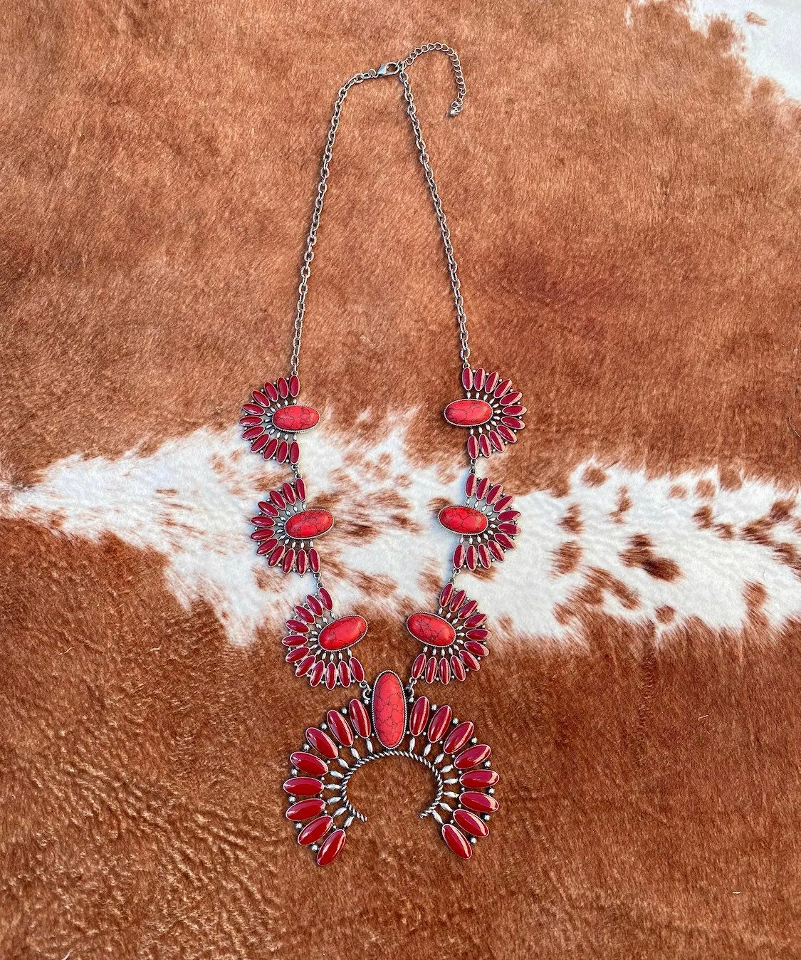 Western Squash Blossom Necklace