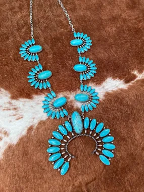 Western Squash Blossom Necklace