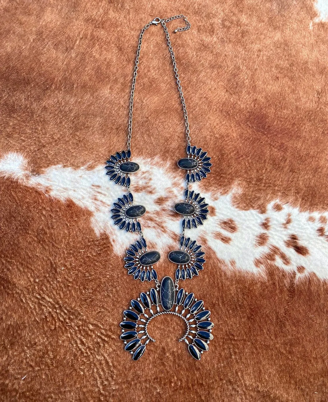 Western Squash Blossom Necklace