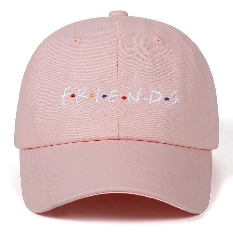 Women men fashion spring summer dad hat friends embroidery baseball cap cotton adjustable snapback hats new casual caps