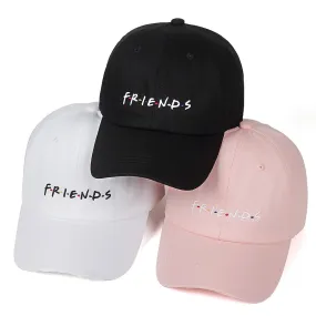 Women men fashion spring summer dad hat friends embroidery baseball cap cotton adjustable snapback hats new casual caps